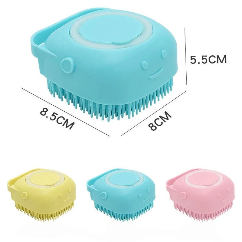 2 - in - 1 Shampoo Brush - Angie's Pet ProvisionsAngie's Pet Provisions