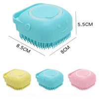 2 - in - 1 Shampoo Brush - Angie's Pet ProvisionsAngie's Pet Provisions