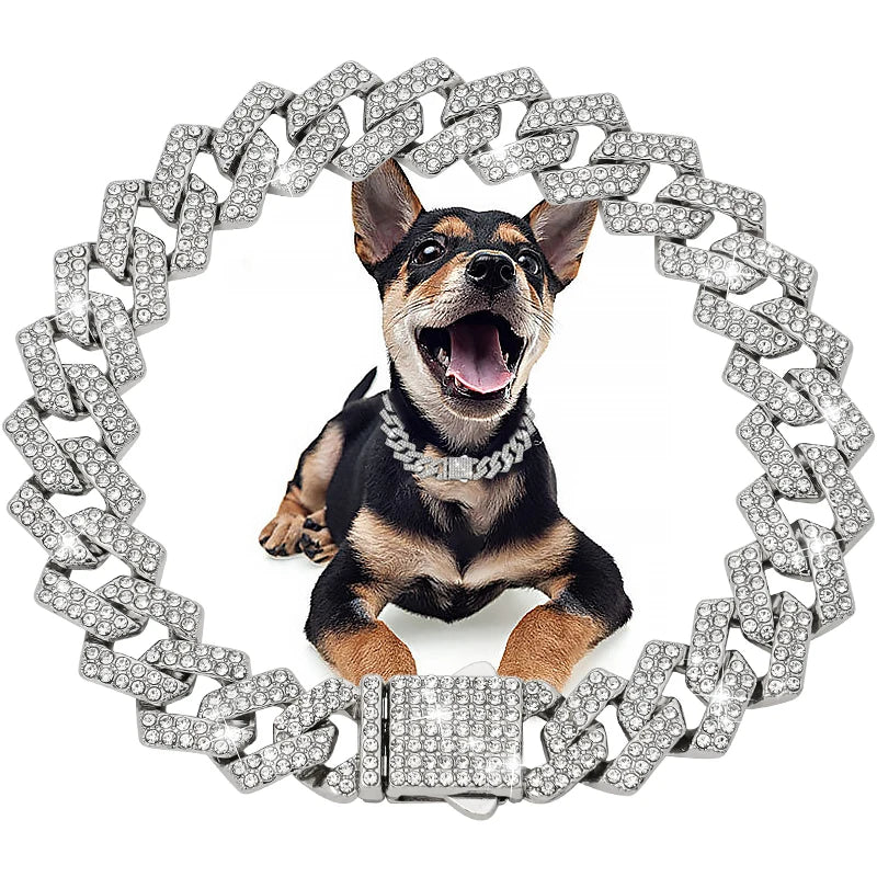 Bling Chunky Pet Chain - Angie's Pet ProvisionsAngie's Pet Provisions