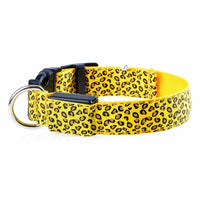 LED Leopard Print Dog Collar - Angie's Pet ProvisionsAngie's Pet Provisions