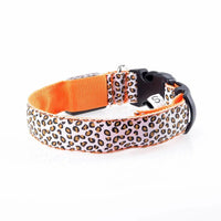 LED Leopard Print Dog Collar - Angie's Pet ProvisionsAngie's Pet Provisions