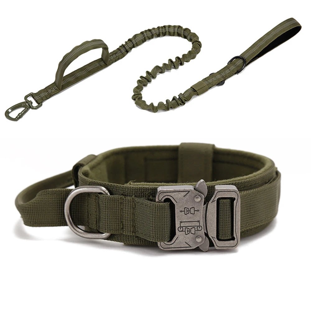 Premium K9 Tactical Collar & Ladder Combat Lead - Angie's Pet ProvisionsAngie's Pet Provisions