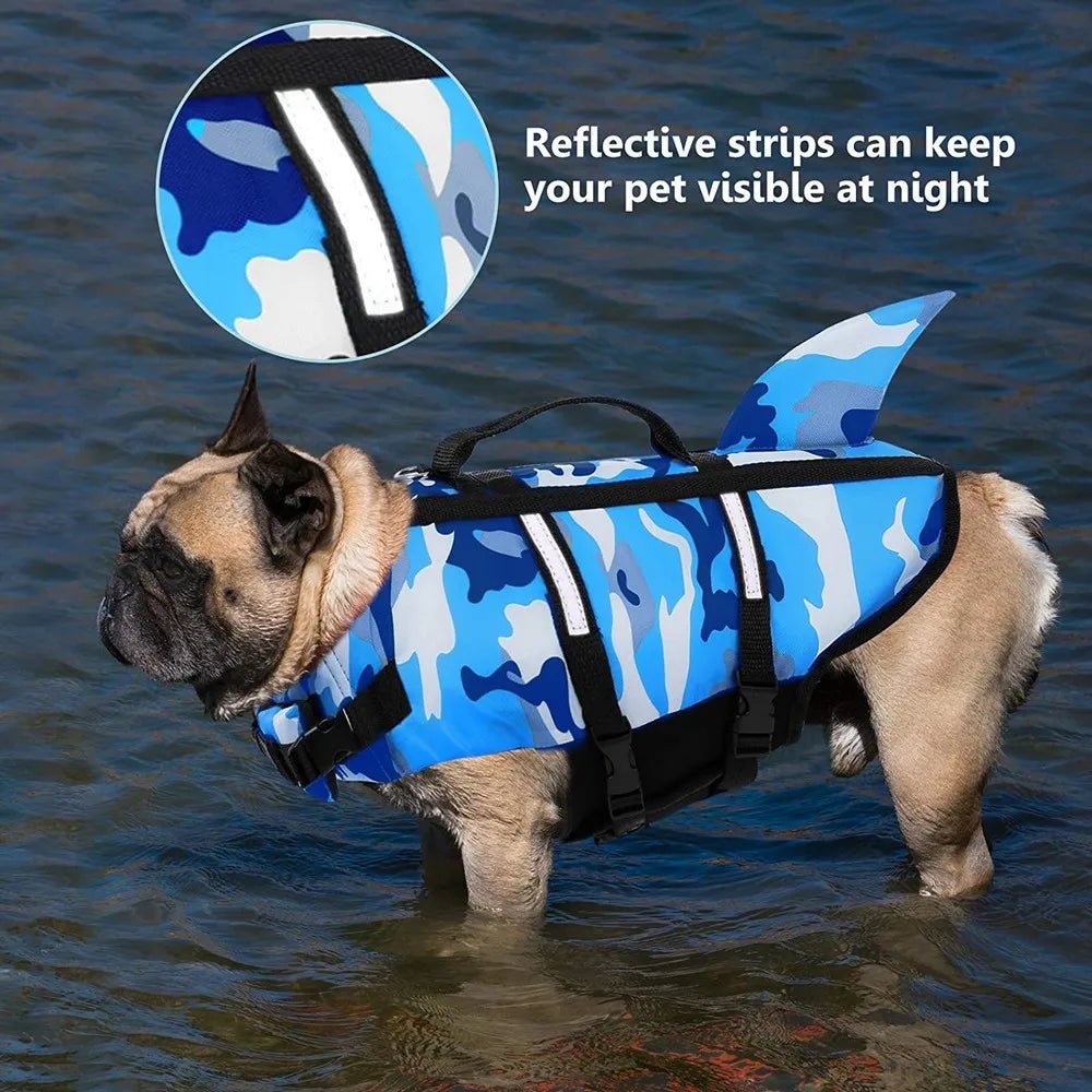 Shark Dog Life Jacket Vest - Angie's Pet ProvisionsAngie's Pet Provisions