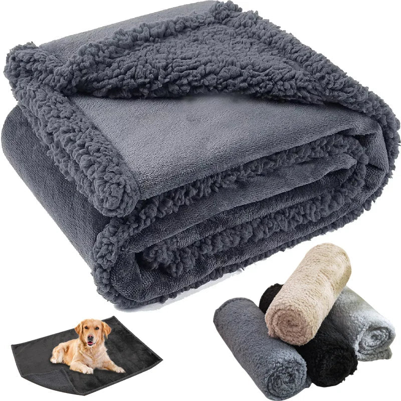 Soft Lambskin Waterproof Dog Blanket - Angie's Pet ProvisionsAngie's Pet Provisions