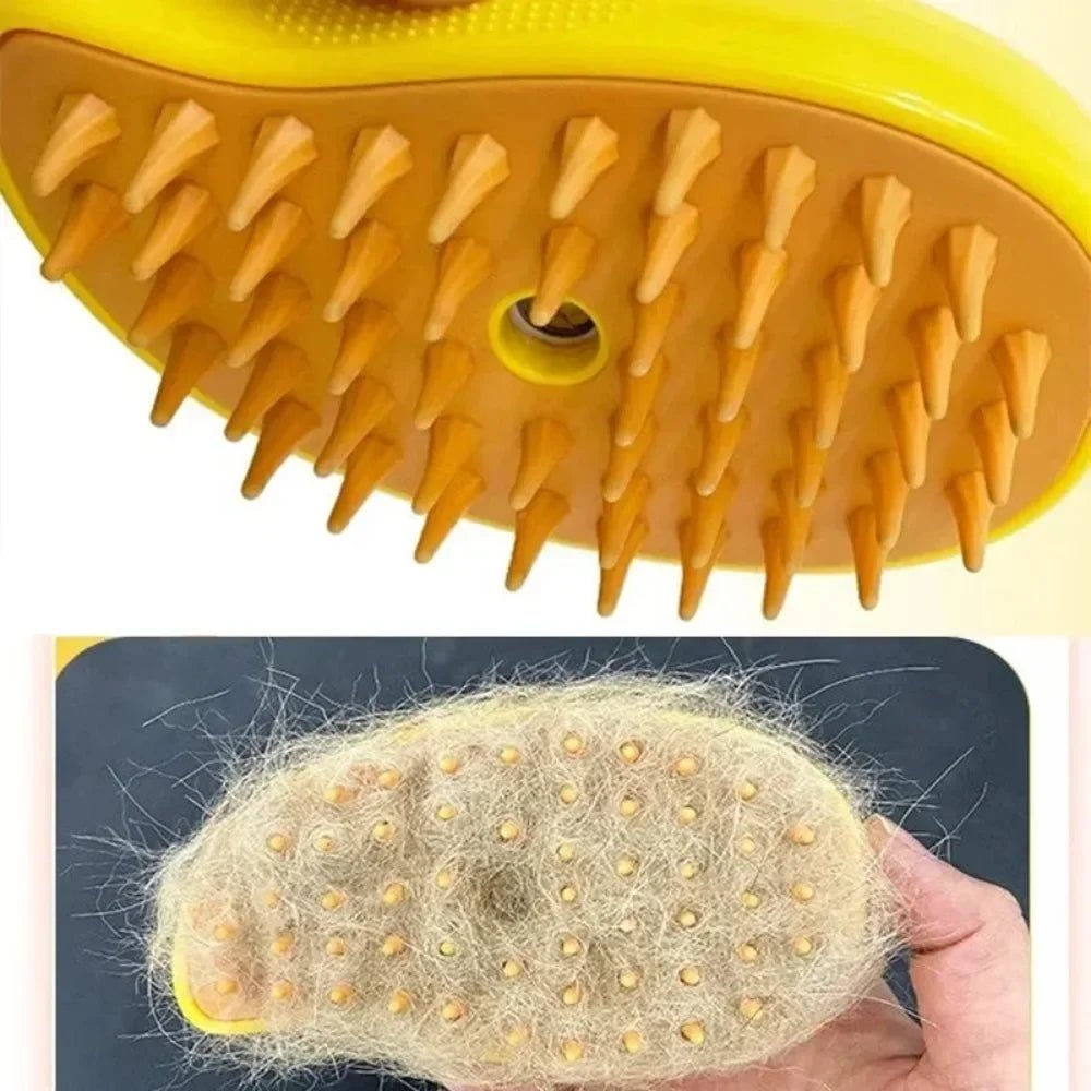 Steamy Grooming Brush - Angie's Pet ProvisionsAngie's Pet Provisions