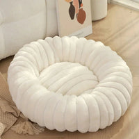 Ultra - Soft Plush Donut Pet Bed - Angie's Pet ProvisionsAngie's Pet Provisions